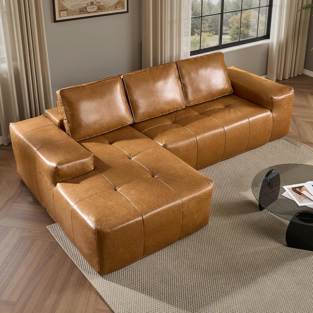 Ovios 104 Cloud Section Sofa L-shaped lounge chair, modern modular sofa