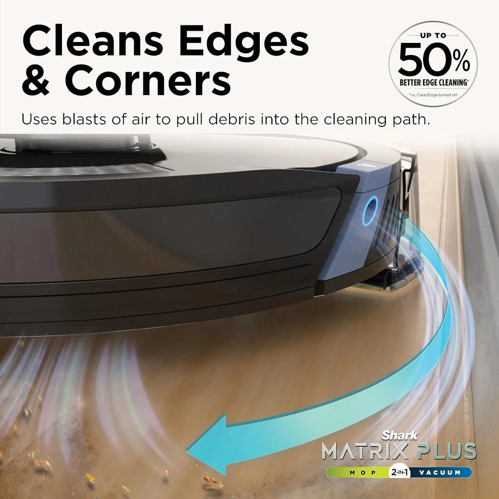 Voice Control Robot Vacuum with Matrix Clean Navigation, Home Mapping, 60-Day Capacity, XL Self-Empty Base for Homes with Pets, Carpet & Hard Floors, Cool Grey