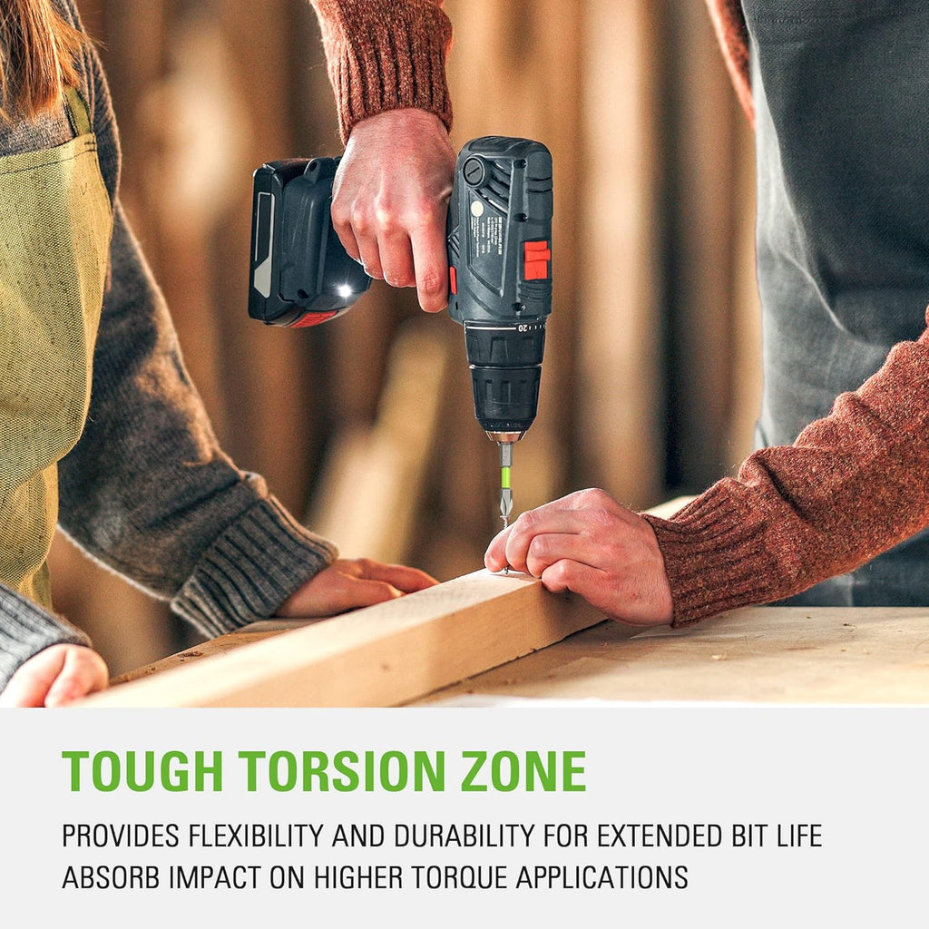 24V Brushless Cordless Drill and Impact Driver,Power Tool Combo Kit Included 1/2�M��rill & 1/4�M��ex Impact Driver and (2) Batteries, Fast Charger, 2 pcs Drill Bit Set & Bag