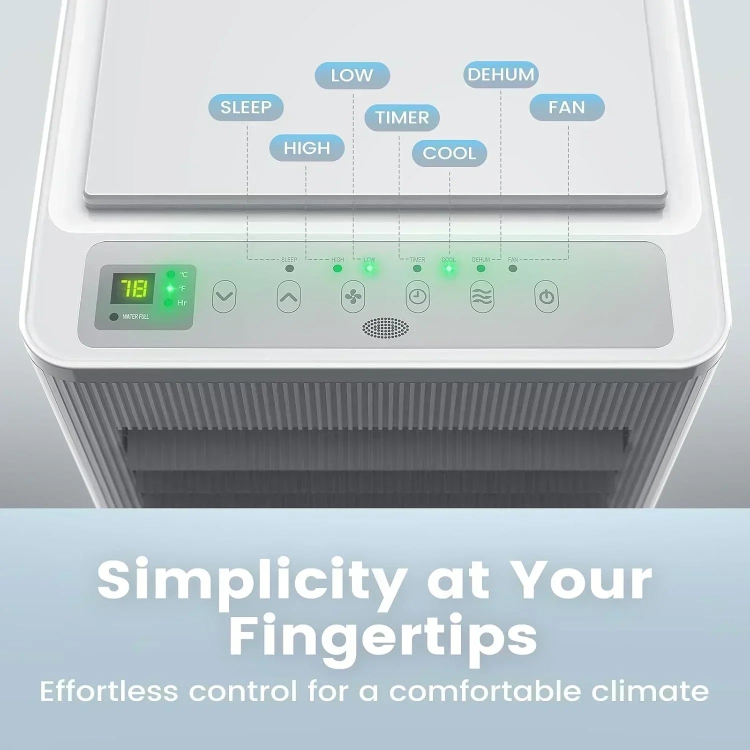 Air Choice Portable Air Conditioner 10000 BTU Air Conditioner Portable for Room Up to 450 Sq.Ft