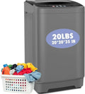 Nictemaw Portable Washing Machine 20Lbs Capacity Full-Automatic Portable Washer Machine