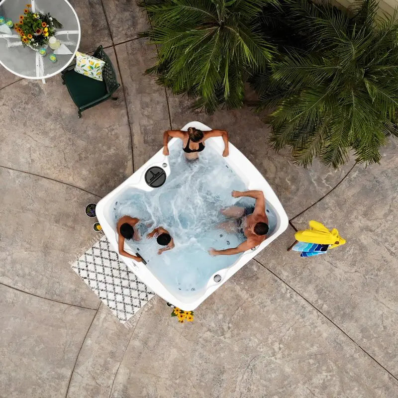 Lifesmart Spas Leganza 6 Person 90 Jet Rectangular Hot Tub with Ozonator