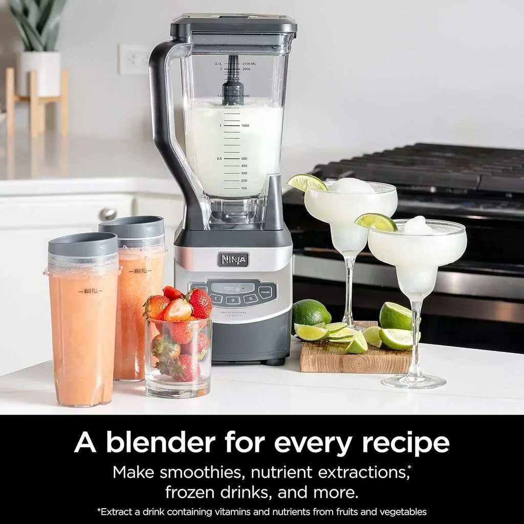 Ninja BL610 Professional 72 Oz Countertop Blender 1000-Watt Base Total Crushing Technology