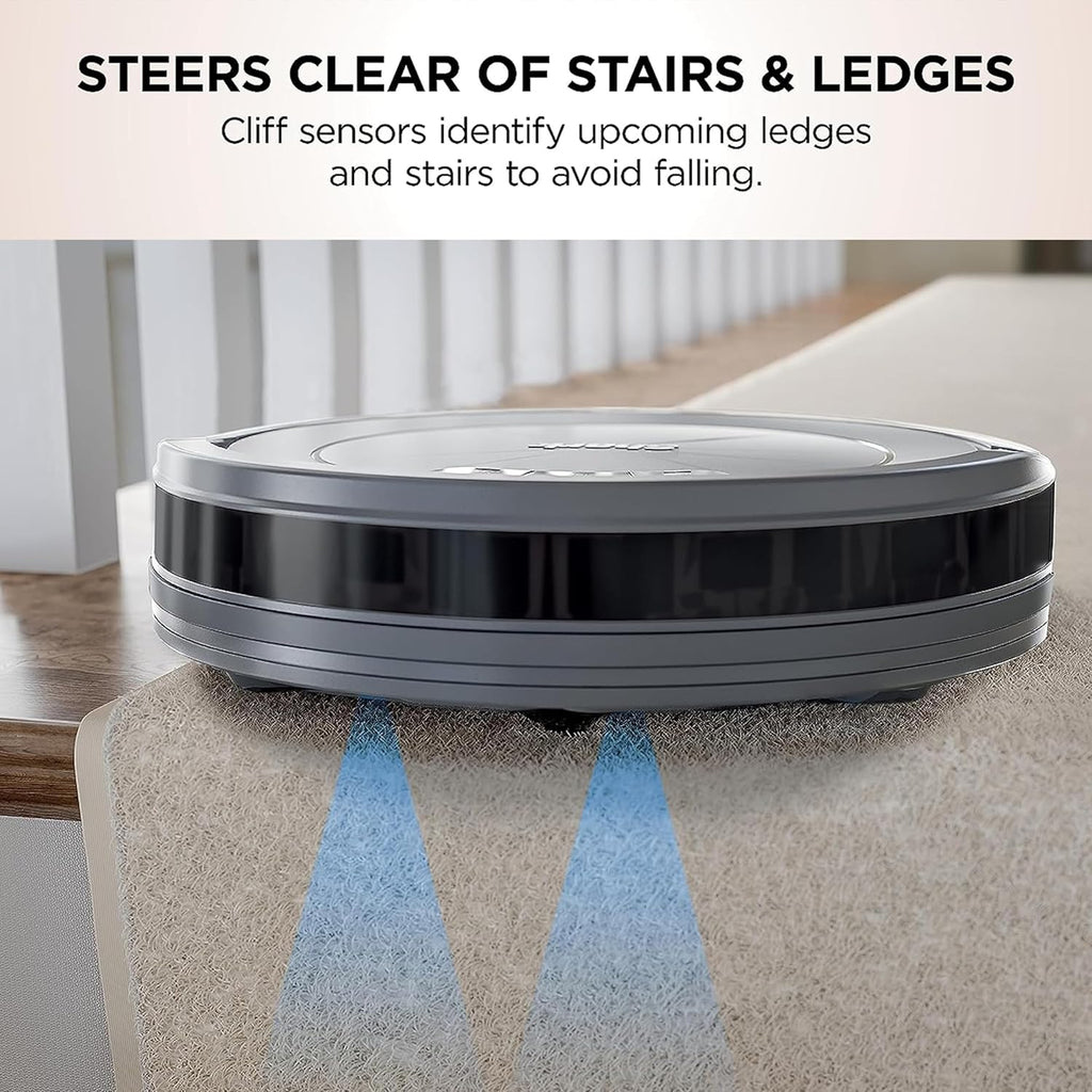 Voice Control Robot Vacuum with Matrix Clean Navigation, Home Mapping, 60-Day Capacity, XL Self-Empty Base for Homes with Pets, Carpet & Hard Floors, Cool Grey