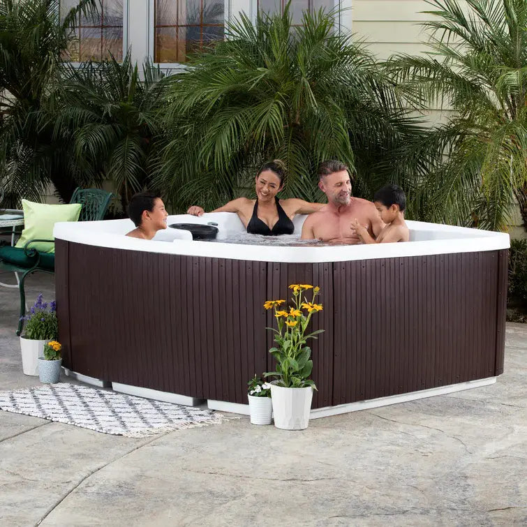 Lifesmart Spas Leganza 6 Person 90 Jet Rectangular Hot Tub with Ozonator