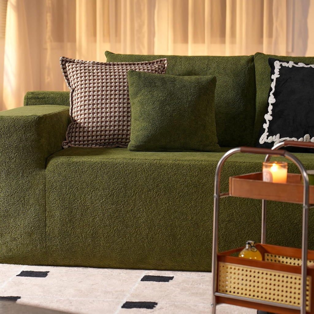 Ovios 104 Cloud Section Sofa L-shaped lounge chair, modern modular sofa