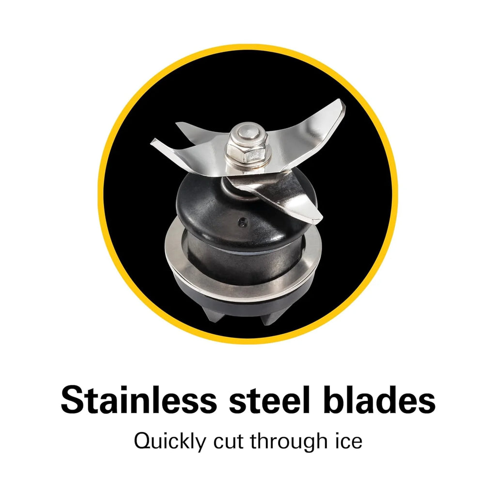 Hamilton Beach Commercial 908R 44Oz Bar Blender, 2 Speed, 1 HP, Black (HBB908R)