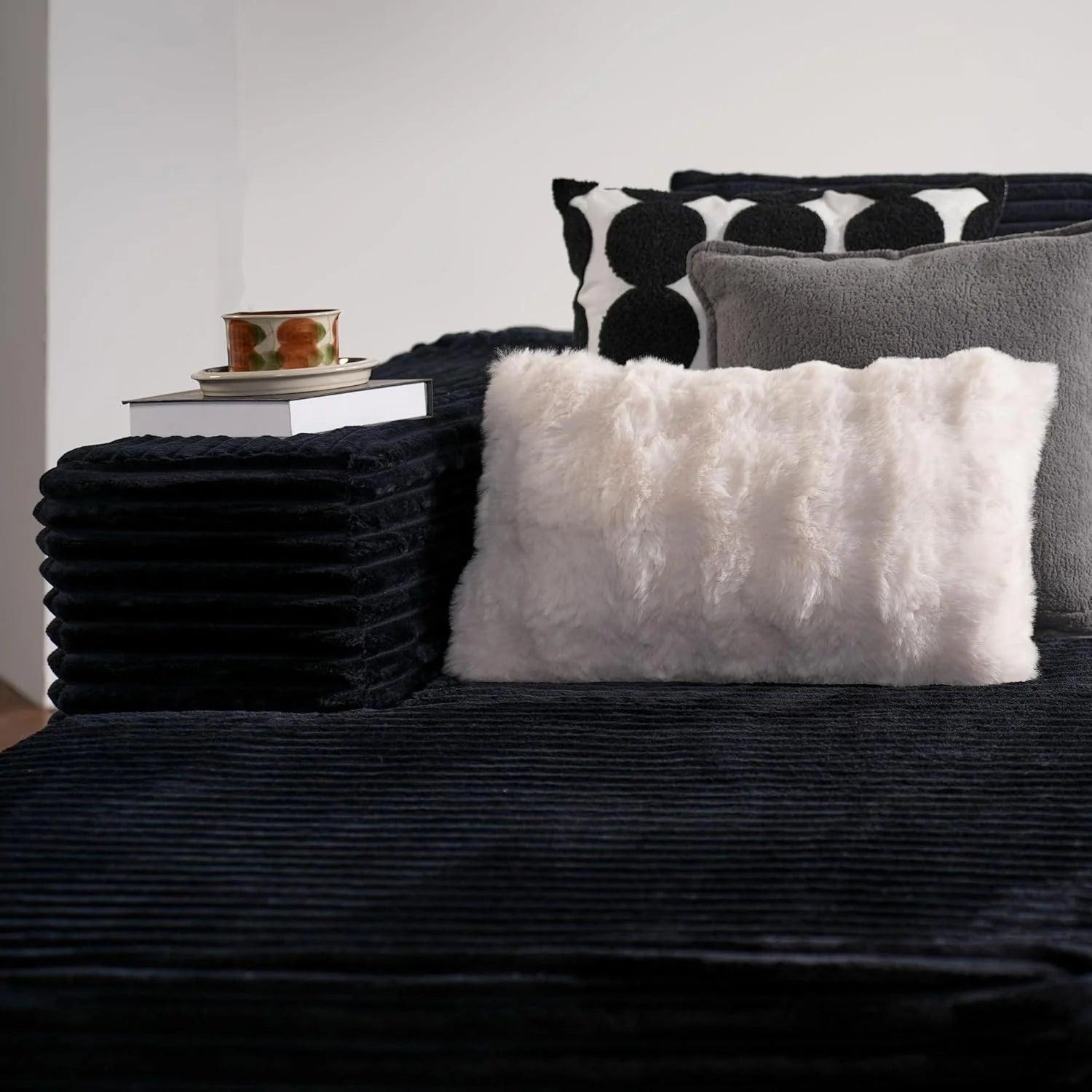 Ovios 104 Cloud Section Sofa L-shaped lounge chair, modern modular sofa