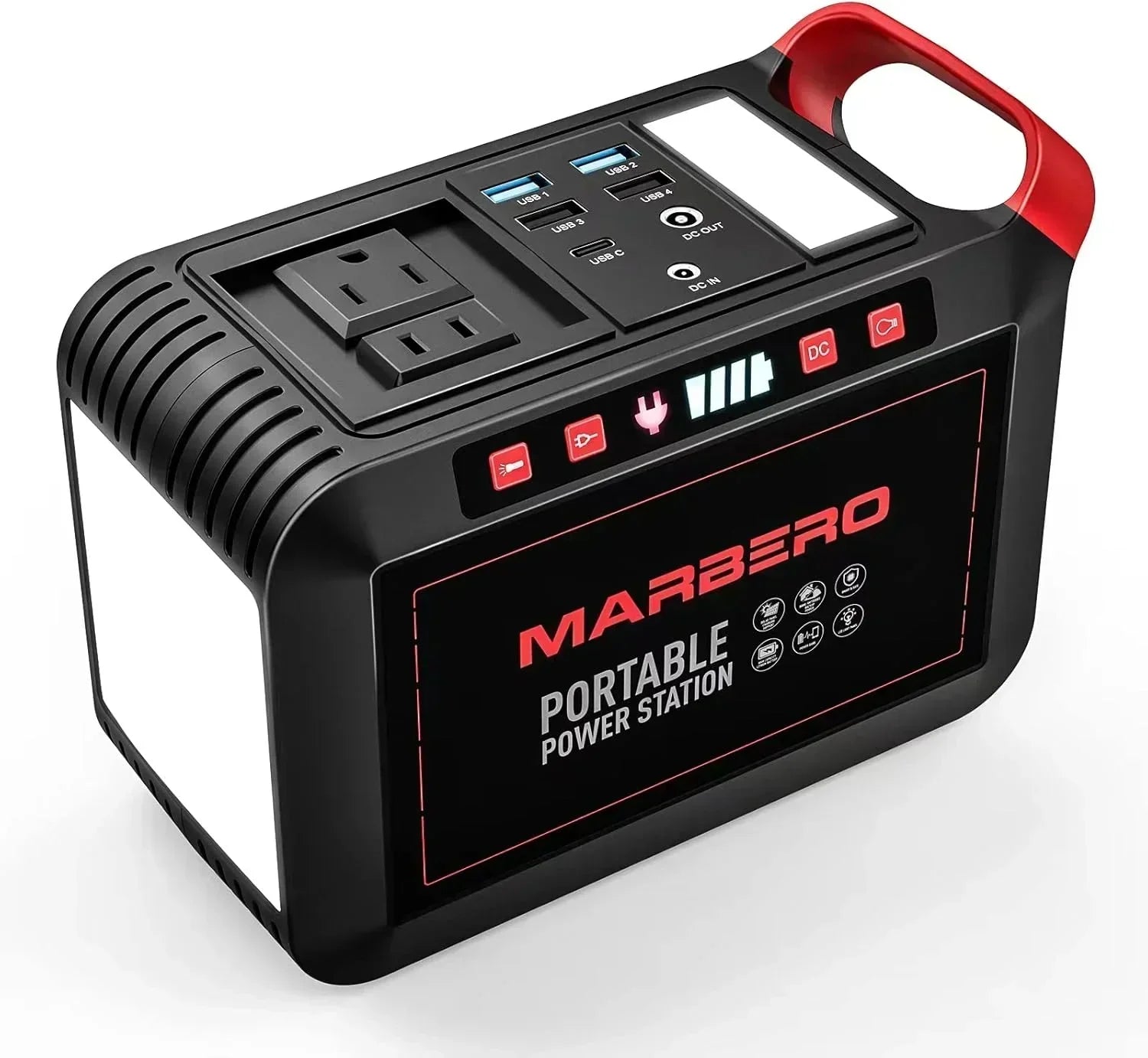 Portable Power Station 88Wh Camping Lithium Battery Solar Generator Fast Charging Power Bank