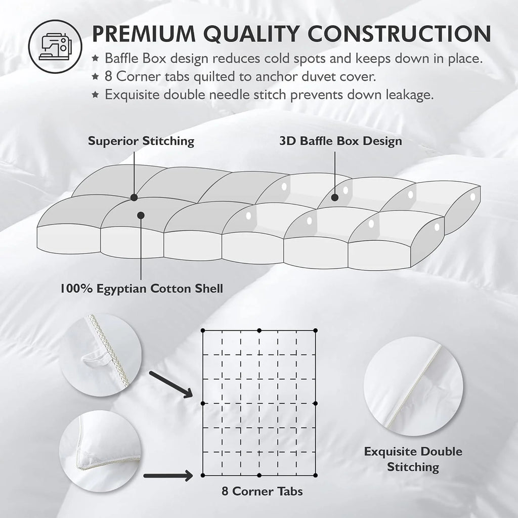 Baffle Box Design Comforter Duvet