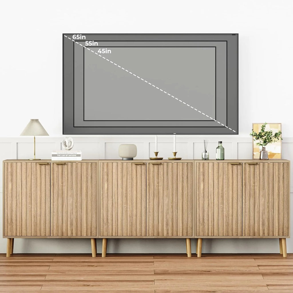 Free Standing Cabinet Black Wood for Living Room, Bedroom, Dining Room, Hallway, Entryway
