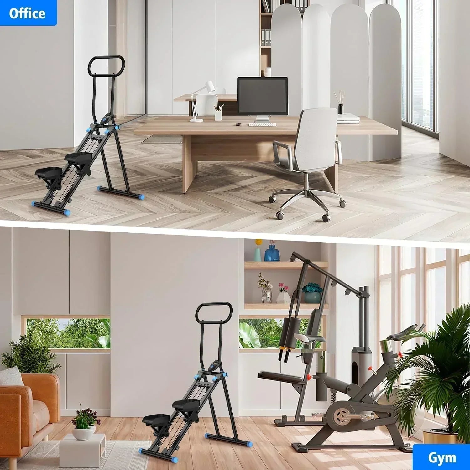 Stair Stepper for Home Gym Folding Vertical Climber Cardio Exercise Machine Stair Climber