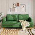 Loveseat Sofa Couch for Living Room with USB Type C Ports Dark Gray Upholstered Small Couches